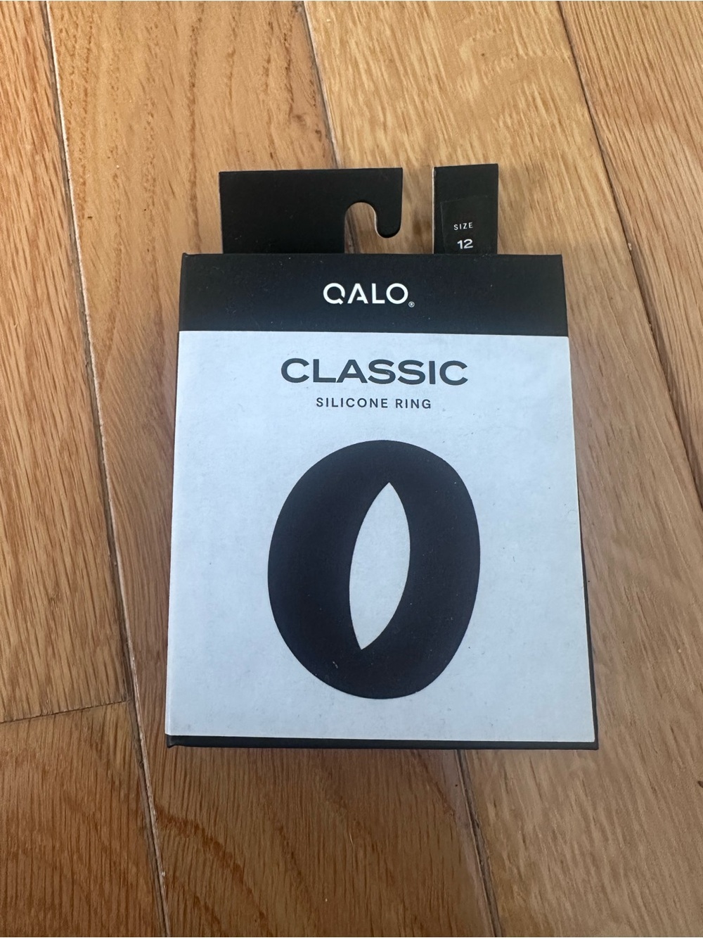 QALO Classic Silicone Ring - Black (Size 12)